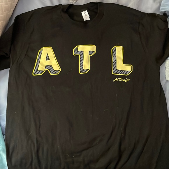 Tops - Medium black unisex All Time Low T-Shirt, never worn